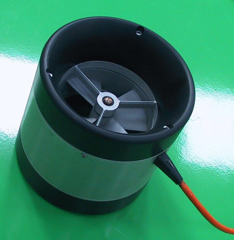 Example of 100mm integrated thruster