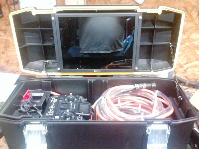 Opened control box