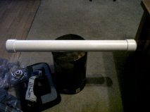 the ballast for the top are 24" inches in length, there are two