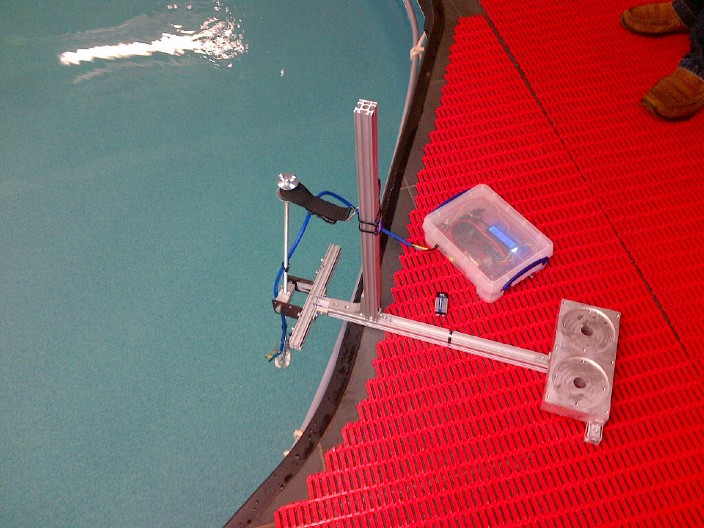 First test in the water at the dive club.